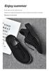 2026 Summer Men's Large Size Woven Roman Sandals and Flip-Flops for Outdoor Beachwear