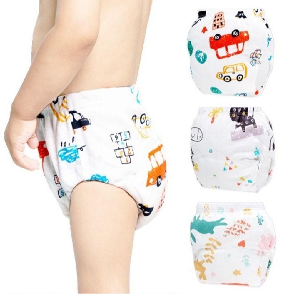 Cotton Baby Training Pants Waterproof Diaper Pants Soft Baby Diapering  for Boys Girls