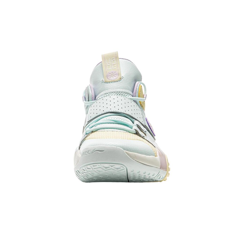 Li Ning All City 8 Basketball Shoes Men Sneakers Ice-Blue Crayon-Yellow YKBS114-17