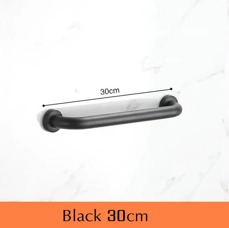 Bathroom bathtub black stainless steel armrest toilet handle Grab bar toilet elderly accessibility railing