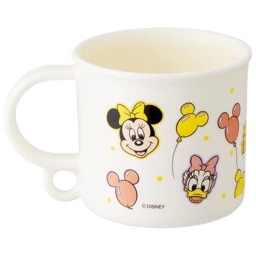 Skater Lunch Box Plastic Cup 200ml for Children Antibacterial Dishwasher Safe Made In Japan Disney Mickey & Friends Balloon KE5AAG
