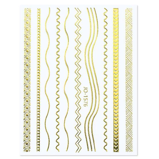 Practical Removable Good Adhesion Manicure Sticker Delicate Nail Art Decal Easy-Peel Fingernail for Salon