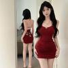 Sexy Butterfly Backless Bodycon Sleeveless Mini Dress - New Summer Arrival with Pleated Waist for Women