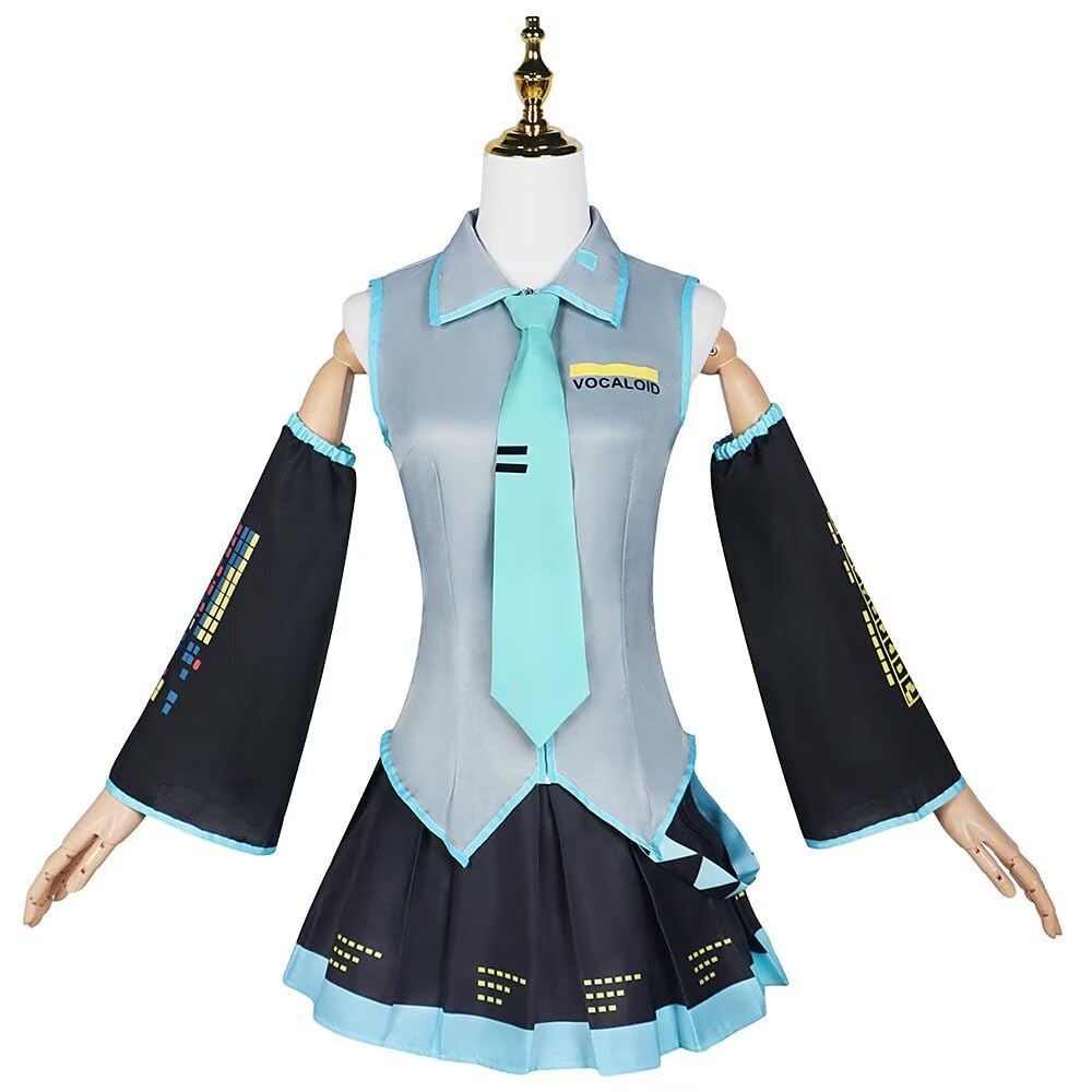 Moemoeya Miku JK Uniform, Official MIKU Cosplay Costume, Halloween, Christmas, Events, Festivals, Size L