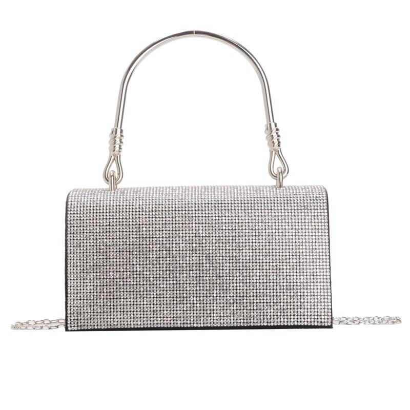 Full Diamond Shiny Handbag Birthday Wedding Banquet Dinner Bag Shoulder Bag Crossbody Bag Handbag
