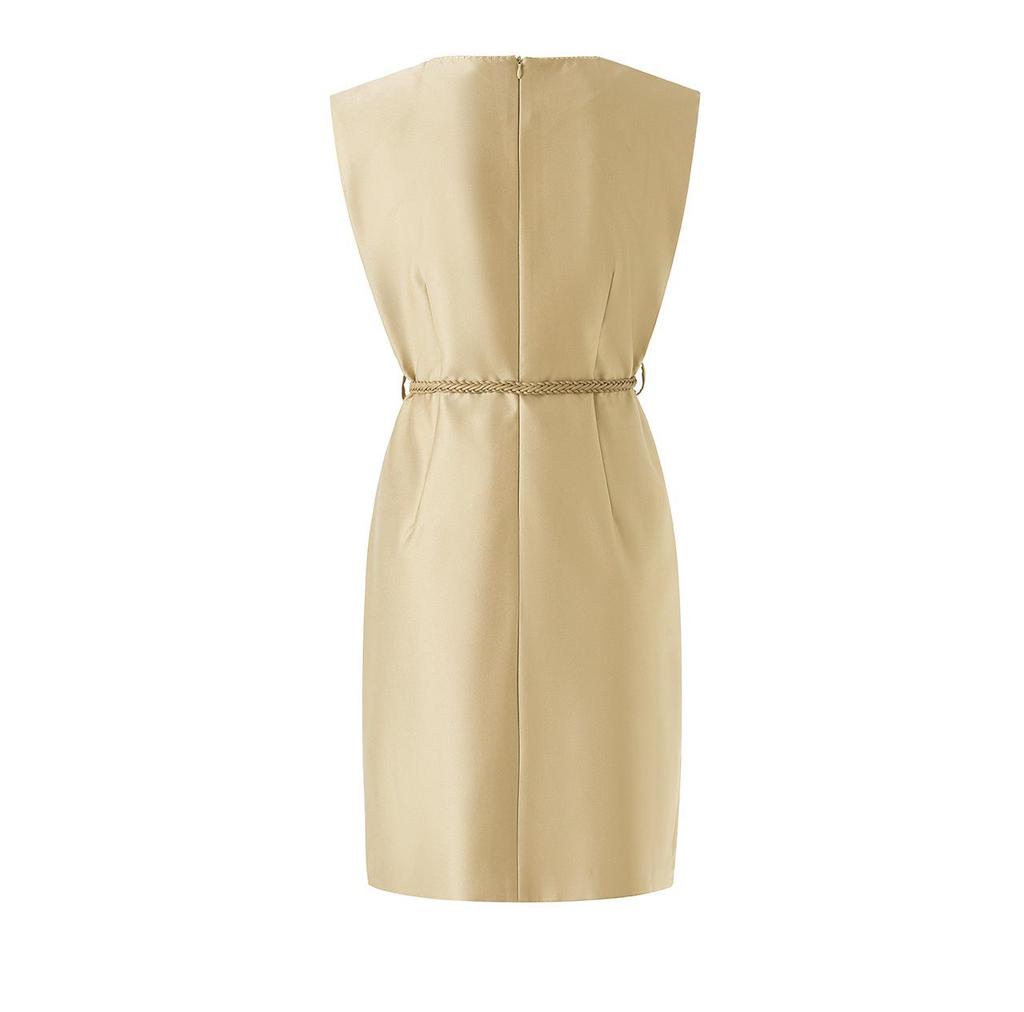 High-End Women's Sleeveless Waist-Cinched Business Dress - New Summer Arrival