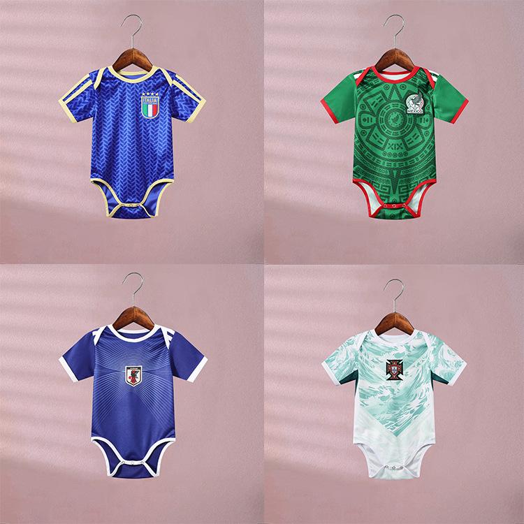 2627 World Cup baby jersey climbing suit Argentina, Mexico, Spain, Italy jumpsuit