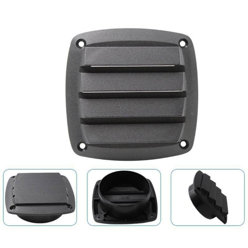 ABS Ventilation Window For Marine Cabin Motorhome Compartment Saltwater Resistant Adjustable Louver System Black White