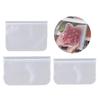 5pcs Food Storage Bag, Washable Reusable Stand-up Zipper Bag, Fruit and Vegetable Sealing Bag, Kithchen Food Fresh Bag Suitable for Lunch