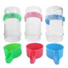3Sets Birds Automatic Feeder Water Drinker Parrot Feeding Drinking Container Dispenser