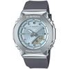 Casio G-SHOCK GM-S2110-2AJF Mid-size Model Metal-covered Women's Watch, Genuine Domestic Product, Dark Gray/blue.