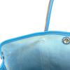 Hermes Garden Party TPM Hand Bag Tote Bag Toile Offishe/Leather Blue