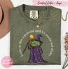Frog Wizard Whimsical Illustration T-shirt, Magic Spellcaster Frog Tee, I Cast A Spell For Snacks and Drinks Comfort Colors®