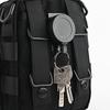 Retractable Stainless Steel Anti-theft Keychain with Metal Buckle and Wire Rope