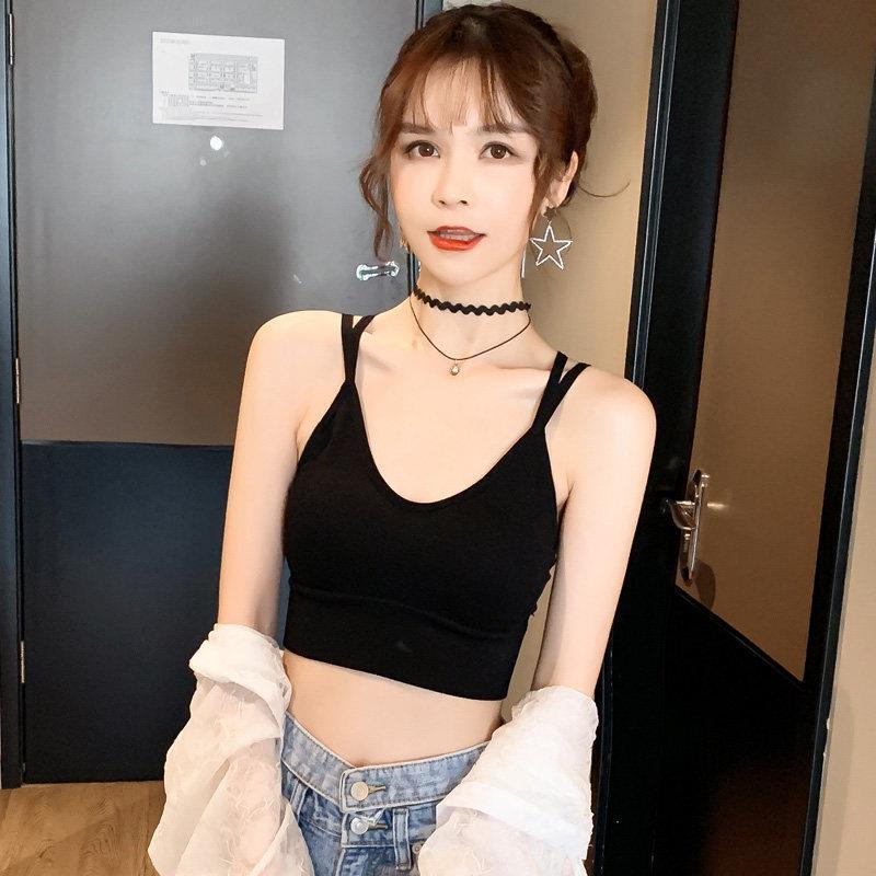 French Trendy U-Shaped Back Camisole Vest for Women - Summer Outerwear & Innerwear