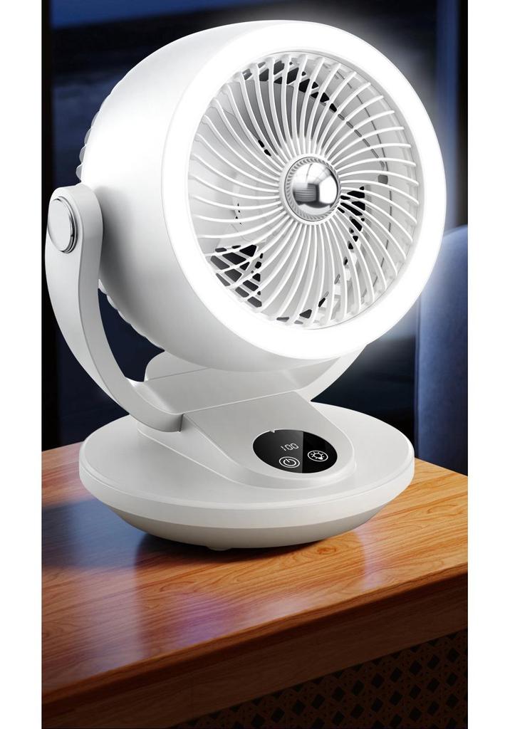 High-Power Desktop Air Circulation Fan - Quiet, Small, and Ideal for Student Dorms or Offices