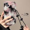 Butterfly Bow Phone Case With Lanyard for Samsung Galaxy S22 S23 S21 Ultra Plus S20 FE A24 A14 A34 A35 A05 A05S A53 A33 A52 A32