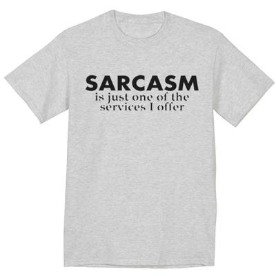 Funny Saying T-shirt Sarcasm Sarcastic Saying Design Logo Mens Gray Tee Tshirt