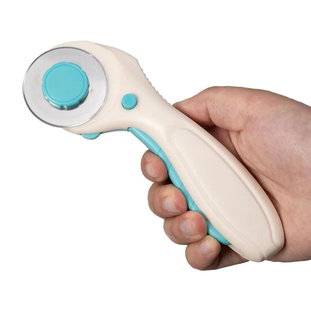 Round Rotary Cutter Small Paper Slicer Ergonomic 45mm Paper Cutting Machine For Fabric Craft Supplies Crafts Sewing Cards Making