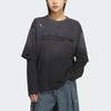 adidas Originals T-shirt de sport tissé 2 en 1 à manches longues et col rond pour femmes KS6112