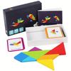 Wooden Tangram Puzzle Toys, Geometric Shape Toys, Parent Child Interactive Educational Toys, Holiday Gifts And Birthday Gifts.