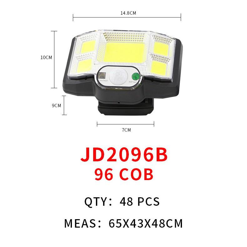 Triple-Head Rotatable Solar Outdoor Wall Lamp for Streets and Courtyards