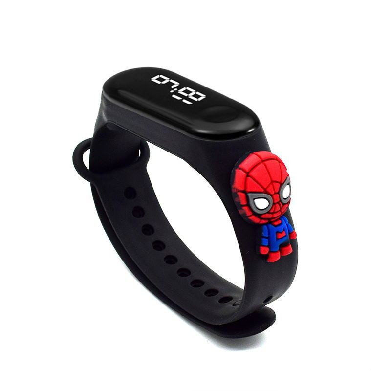 Mickey Mouse Digital Kids Watch With Waterproof Tpu Band For Children And Touch Control