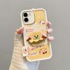KEYSION Cartoon Cute Plush Embroidery Case for Redmi A2 A1 with Lanyard Silicone Shockproof Phone Cover for Xiaomi Redmi A1 A2