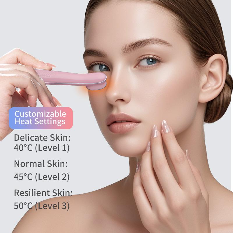 Portable Rechargeable Eye Massager Pen Adjustable Vibrating Massage to Relieve Eye Fatigue, An Essential Eye Care Tool.