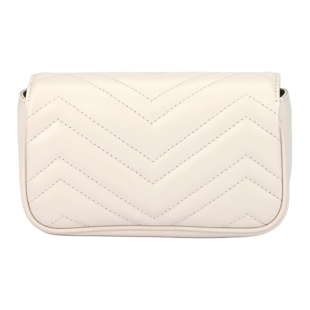 Gucci GG Marmont Belt Bag White Women Shoulder_bags 699757-UM8KV-9022