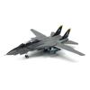 Alloy 1:100 Scale Simulation US F-14 Diecast Aircraft Model Jet Fighter Air Force Aircraft Raptor Airplane Model with Display St