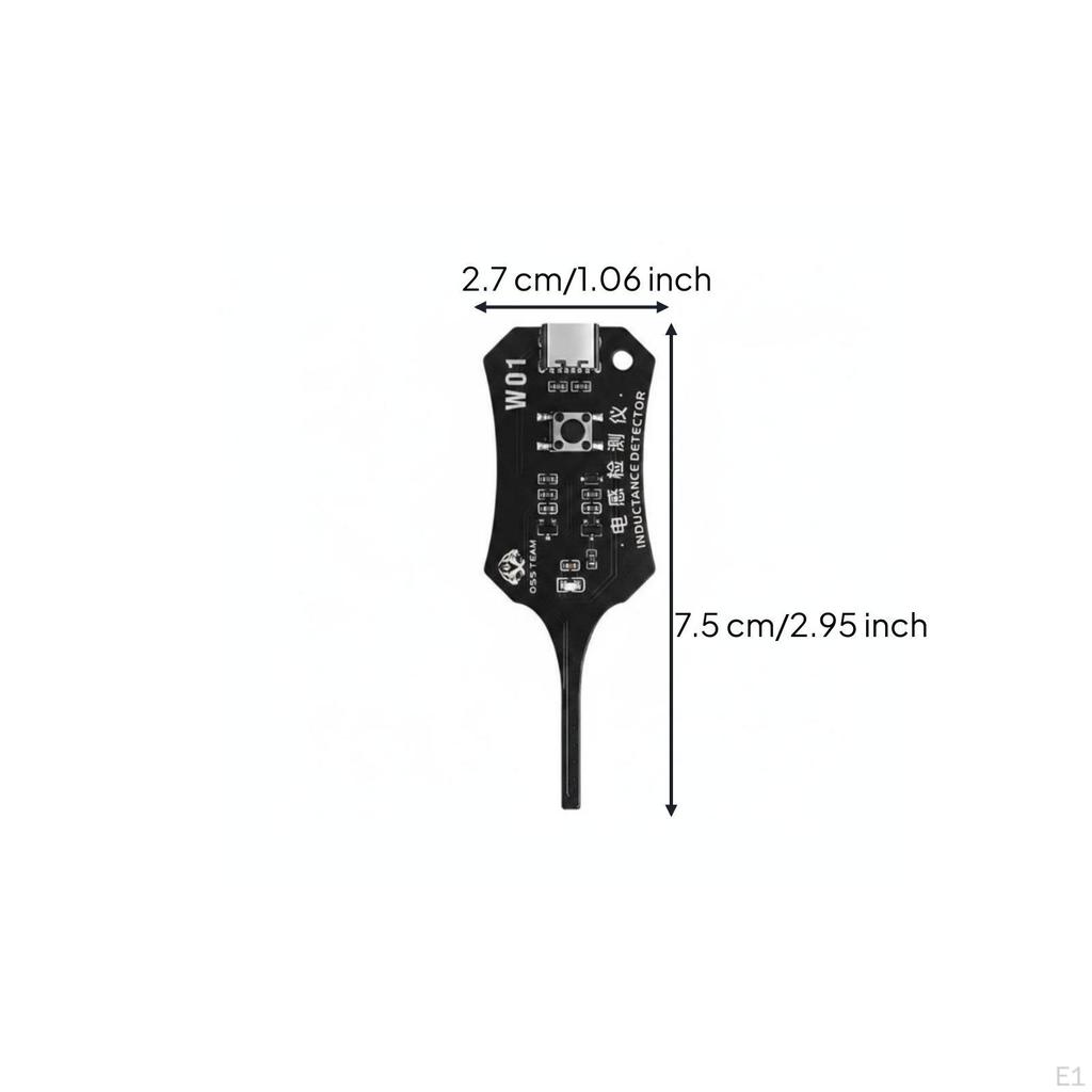 Universal CConnector Inductor Tester Long Sensing Tip Inductance No Desoldering Needed