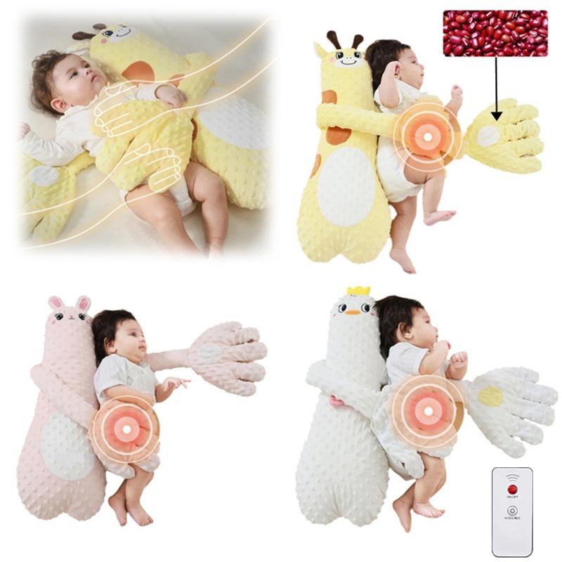 Heatable Baby Patter For Sleep Baby Startle Prevention Sleep Companion Automatic Palm Patting Sleeping Pillow Soothing Toy