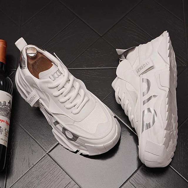 2026 New Men's Thick Soled Height Increasing Sneakers Outdoor Casual Running Shoes for Youth Students Zapatos Para Hombres