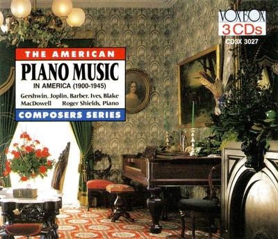 CD ROGER SHIELDS - PIANO MUSIC IN AMERICA (1900-1945) CD3X3027 US Music Others Used