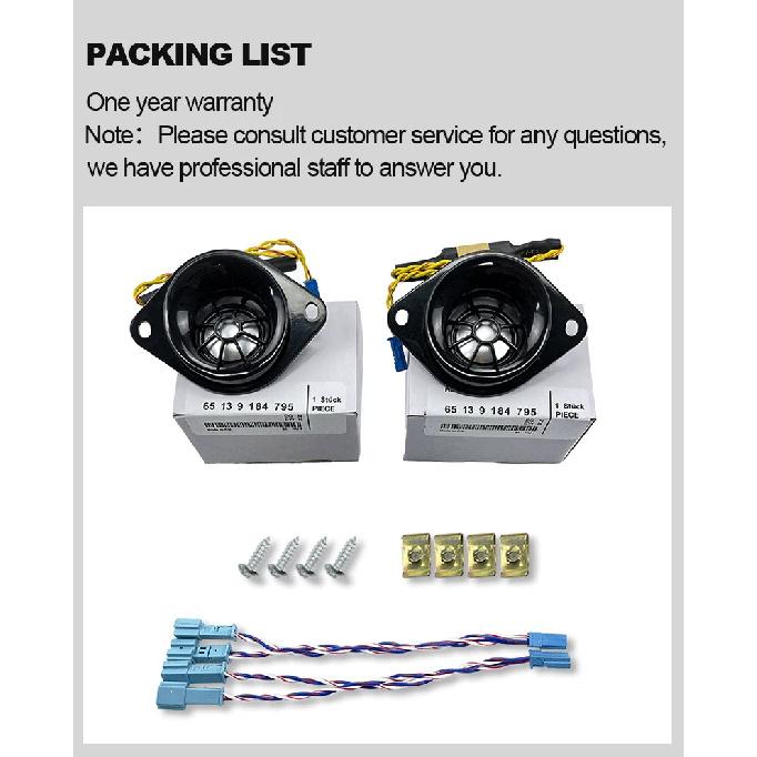 Car Rear Surround Tweeter For BMW E90 E91 E60 E61 F10 F11 F90 F07 F06 F12 F13 G20 G30 F15 F16 F85 F86 Center Dashboard Speakers