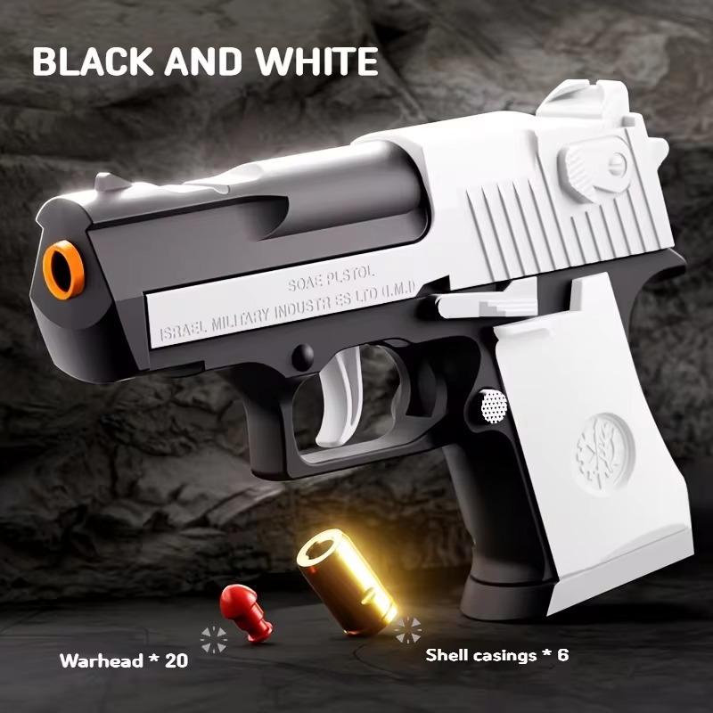Pocket Mini M1911 Continuous Shell Throwing Toy Gun Education Gun Model Soft Bullet Launcher BlowBack Airsoft Pistol