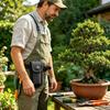 Work Belt Sheath Pouch in Nylon with Button Flap Closure for Hiking, Camping, Fishing and Daily Utility Carry Use