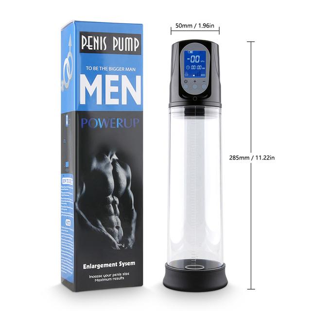 Electric Penis Pump Vacuum Pump Penis Enlargement USB Rechargeable Erection Penis Male Enlarger Sex Toy For