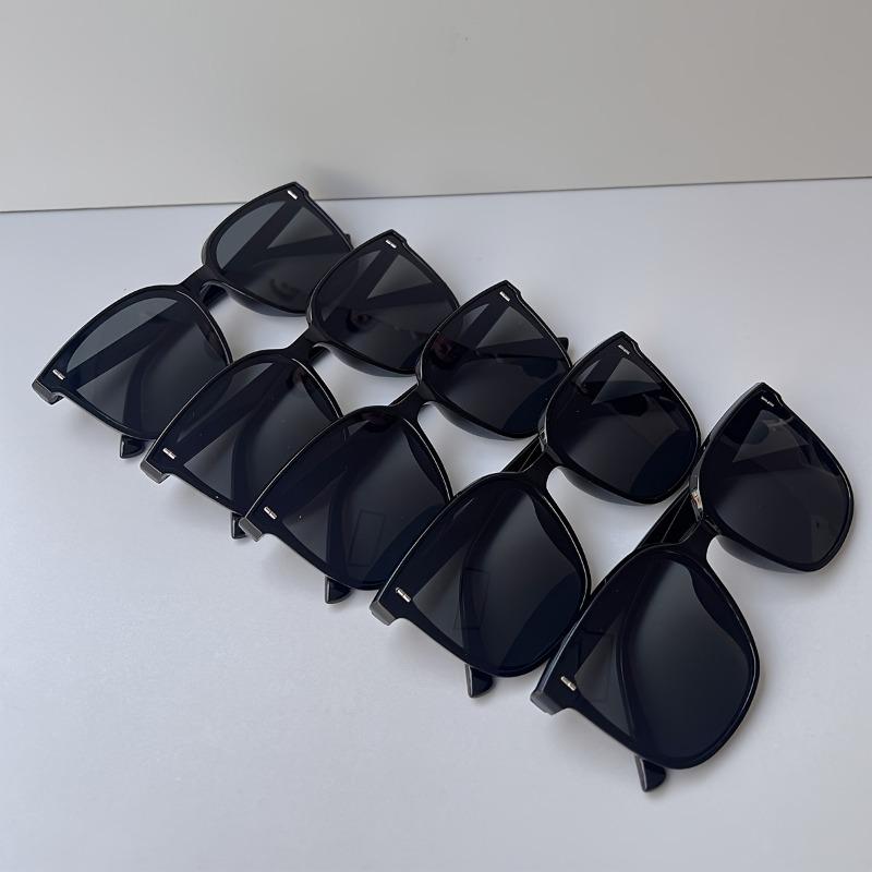 New Korean-Style Fashionable Oversized Black Glasses  Perfect for Those with a Larger Face Ideal for Driving And Outings