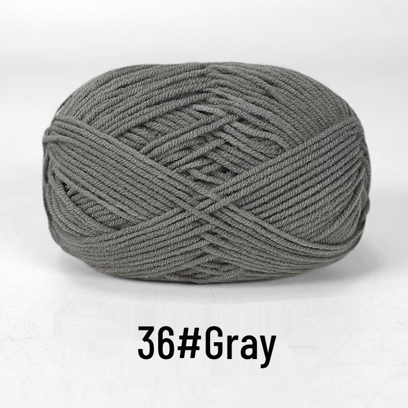 Baby 4-lagiges Milchbaumwollgarn zum Stricken von DIY-Schals oder Decken