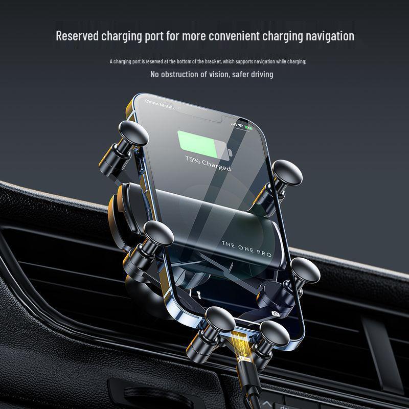 Gravity Retractable Car Vent Phone Holder