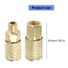 1/4 Pneumatic Air Hose Connector Coupling Compressor Accessories Quick Release Connector Male Female Thread