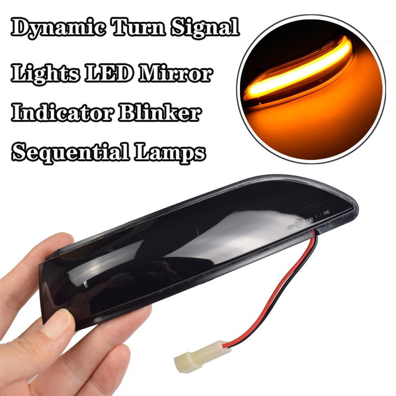 LED Dynamic Blinker Sequential Flashing Light Rearview Mirror Indicator Lamp For Mercedes Benz A B Class W169 W245 2004-2008