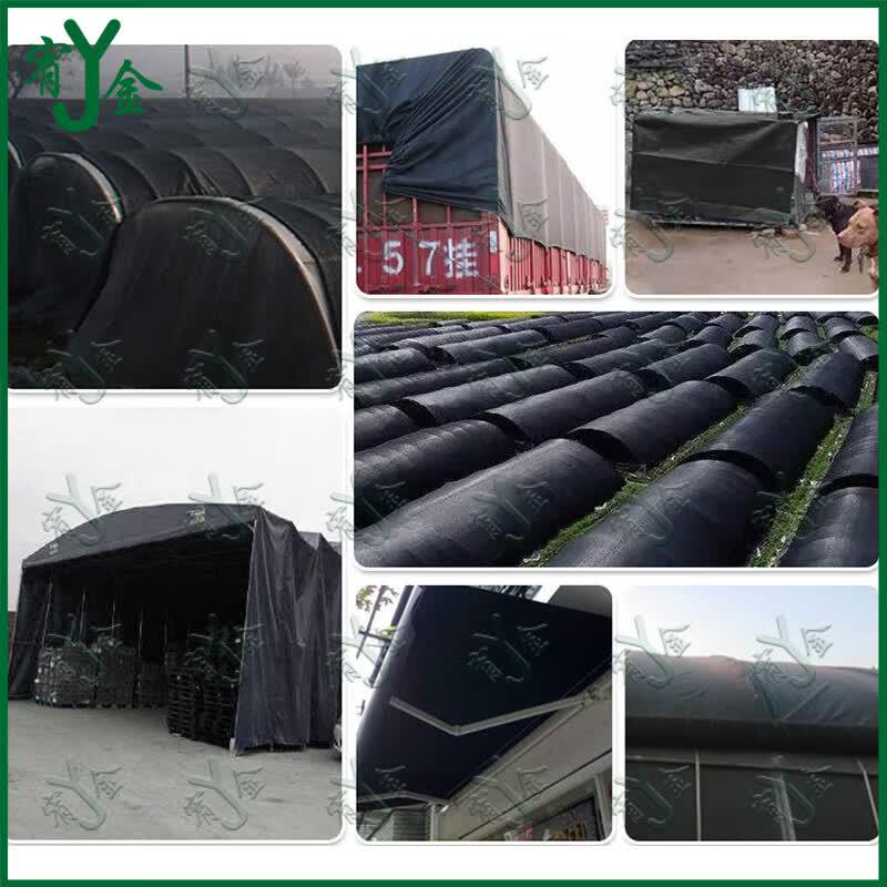 Youjin Outdoor Black Heavy-Duty Waterproof Tarpaulin