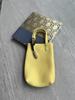 Macaron series mobile phone bag, cowhide shoulder messenger bag, first layer cowhide portable small square bag, free pendant.