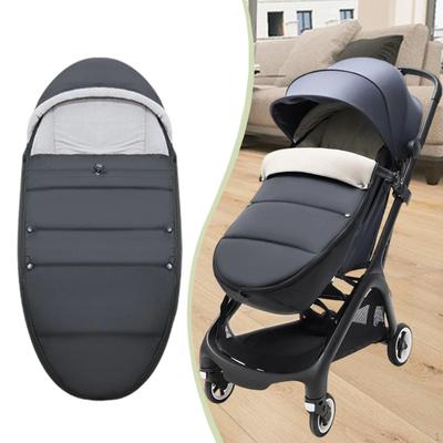 Kinderwagen Fußsack Schlafsack Baby Bunting Tasche für Kinderwagen Fast Alle Kinderwagen Schwarz