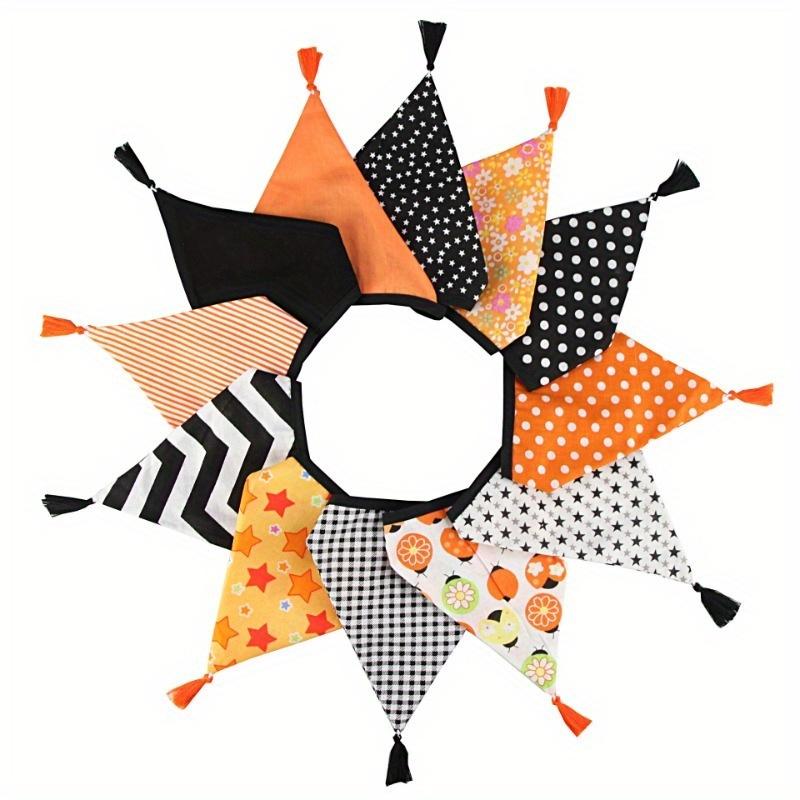 3.2M Vintage Floral Fabric Bunting 12 Pennant Flags Wedding Party Decor Banner Birthday Party