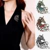 1Pc Luxury Rhinestone Horse Brooches Women Men Vintage Colorful Crystal Handsome Alloy Brooch Badge Pin New Year Jewelry Gift