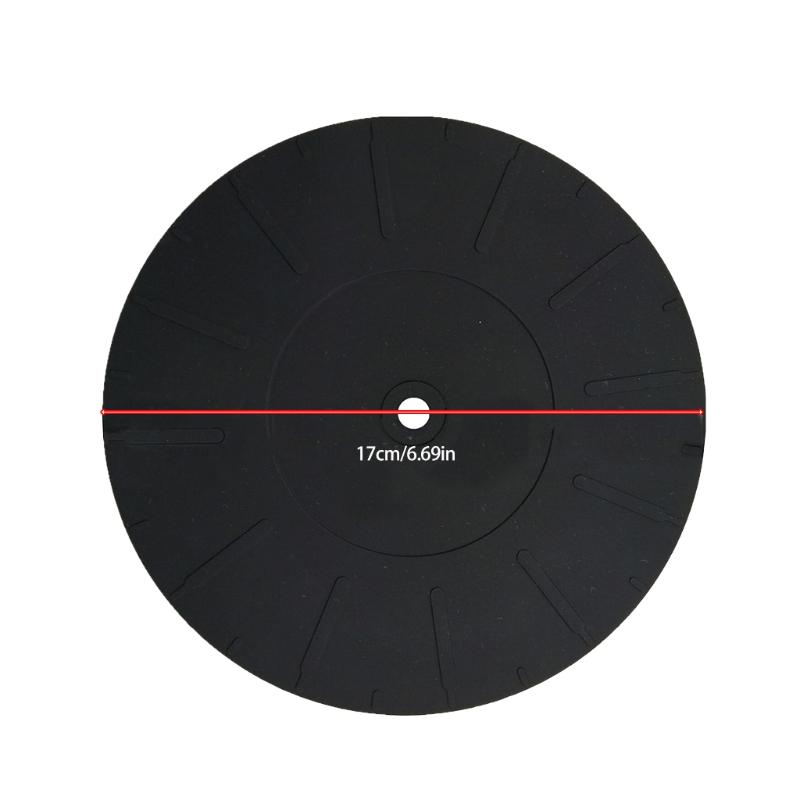 Ultra-Thin Anti-Static 170mm for LP Vinyl Turntable Record Player Pad For Phonographs Silicone Record Slipmat Mat Pad
